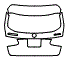 Trunk Lid Kit pattern for the 2017 Mercedes Benz GLC SUV