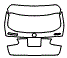 Trunk Lid Kit pattern for the 2017 Mercedes Benz GLC SUV
