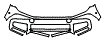 Bumper Kit pattern for the 2021 Mercedes Benz G-Class SUV