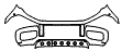 Bumper Kit pattern for the 2021 Mercedes Benz G-Class SUV
