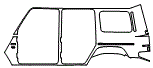 Rear Fender Kit pattern for the 2021 Mercedes Benz G-Class SUV