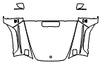Full Hood, Fender and Mirror Kit pattern for the 2021 Mercedes Benz G-Class SUV