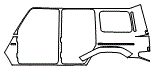 Rear Fender Kit pattern for the 2021 Mercedes Benz G-Class SUV