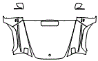 Full Hood, Fender and Mirror Kit pattern for the 2021 Mercedes Benz G-Class SUV