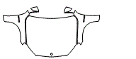 Full Hood, Fender and Mirror Kit pattern for the 2018 Mercedes Benz GLC Coupe