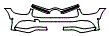 Bumper Kit pattern for the 2020 Mercedes Benz GLC Coupe