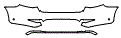 Rear Bumper Kit pattern for the 2020 Mercedes Benz GLC Coupe