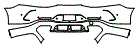 Rear Bumper Kit pattern for the 2021 Mercedes Benz AMG GT