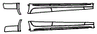 Rocker Panel Kit pattern for the 2021 Mercedes Benz AMG GT