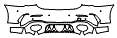 Rear Bumper Kit pattern for the 2022 Mercedes Benz A-Class Sedan