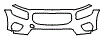 Bumper Kit pattern for the 2021 Mercedes Benz GLB SUV