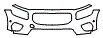 Bumper Kit pattern for the 2021 Mercedes Benz GLB SUV