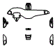 Display Screen and Interior Kit pattern for the 2026 Mercedes Benz EQS Sedan