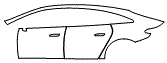 Door and Rear Fender Kit pattern for the 2026 Mercedes Benz EQS Sedan