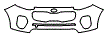 Bumper Kit pattern for the 2019 Kia Sportage