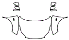 Full Hood, Fender and Mirror Kit pattern for the 2019 Kia Sportage