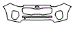 Bumper Kit pattern for the 2019 Kia Sportage