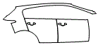 Door and Rear Fender Kit pattern for the 2019 Kia Sportage