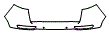 Rear Bumper Kit pattern for the 2019 Kia Sportage