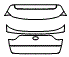 Trunk Lid Kit pattern for the 2019 Kia Sportage