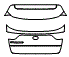 Trunk Lid Kit pattern for the 2019 Kia Sportage