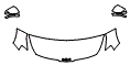 Hood, Fender and Mirror Kit pattern for the 2023 Kia Sportage