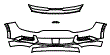Bumper Kit pattern for the 2023 Kia Sportage