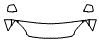 Hood, Fender and Mirror Kit pattern for the 2005 Kia Sportage