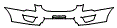 Bumper Kit pattern for the 2009 Kia Sportage