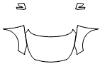 Full Hood, Fender and Mirror Kit pattern for the 2014 Kia Sportage
