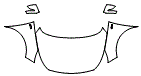 Full Hood, Fender and Mirror Kit pattern for the 2014 Kia Sportage