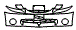 Grille and Bumper kit pattern for the 2004 Kia Spectra
