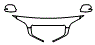 Hood, Fender and Mirror Kit pattern for the 2002 Kia Sedona