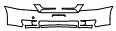 Grille and Bumper Kit pattern for the 2012 Kia Sedona