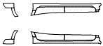 Rocker Panel Kit pattern for the 2018 Kia Sedona
