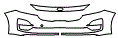 Bumper Kit pattern for the 2021 Kia Sedona