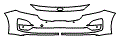 Bumper Kit pattern for the 2021 Kia Sedona