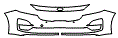 Bumper Kit pattern for the 2021 Kia Sedona