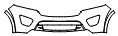 Bumper Kit pattern for the 2017 Kia Sorento
