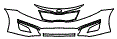 Bumper Kit pattern for the 2014 Kia Optima