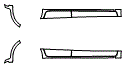 Rocker Panel Kit pattern for the 2017 Kia Rio 5-Door