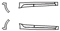 Rocker Panel Kit pattern for the 2019 Kia Rio 5