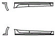 Rocker Panel Kit pattern for the 2018 Kia Rio