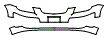 Bumper Kit pattern for the 2006 Kia Rio 5