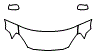 Hood, Fender and Mirror Kit pattern for the 2011 Kia Rio 5