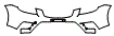 Bumper Kit pattern for the 2010 Kia Rio 5