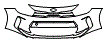 Bumper Kit pattern for the 2019 Kia Rio 5