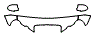 Hood, Fender and Mirror Kit pattern for the 2004 Kia Amanti