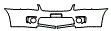 Bumper Kit pattern for the 2009 Kia Spectra