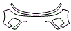 Bumper Kit pattern for the 2020 Kia Soul (US)